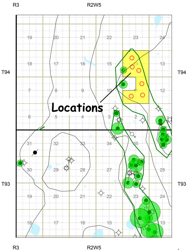 Senex Keg River Prospect Map
